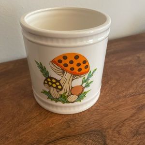 Vintage Merry Mushroom Kitchen Utensil Holder